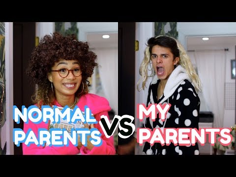 NORMAL PARENTS VS MY PARENTS (w/ MyLifeAsEva) | Brent Rivera
