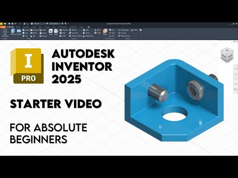 Autodesk Inventor 2025 | Basics For Beginners | 30 minute Guide to 3D Design | Step-by-Step