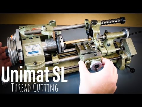Unimat SL Lathe Screw / Thread Cutting Attachment Operation