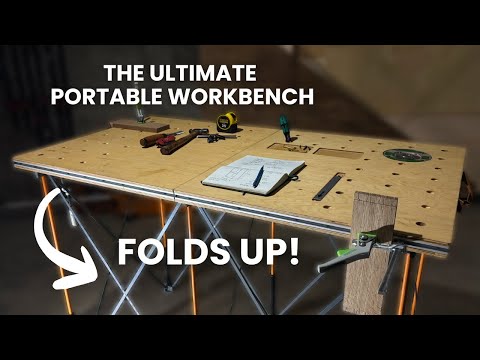 The Ultimate Folding Workbench - Custom Bora Centipede Setup
