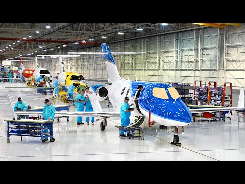 How Honda Produces Powerful Private Jet From Scratch Inside Billion $ Factory