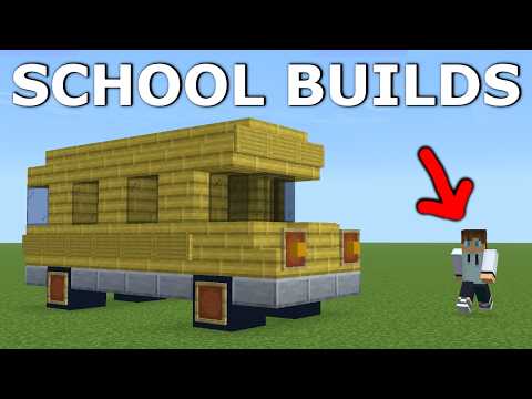 Minecraft: 15+ School Build Hacks!