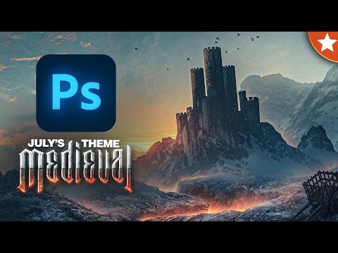MEDIEVAL! | Photoshop Speed Art • July Theme Intro