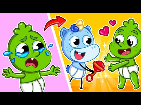 Не плач, малюк монстр! | Доглядаємо за малюком та веселі мультики 👾🧸 | Крихітка Мімі🦄