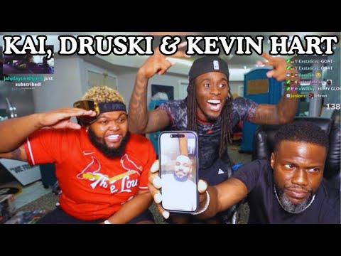 KAI CENAT, DRUSKI & KEVIN HART FUNNIEST MOMENTS OF ALL TIME (The Ultimate Trio)