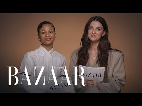 Myha’la & Marisa Abela Put Their Friendship to the Test | All About Me | Harper’s BAZAAR