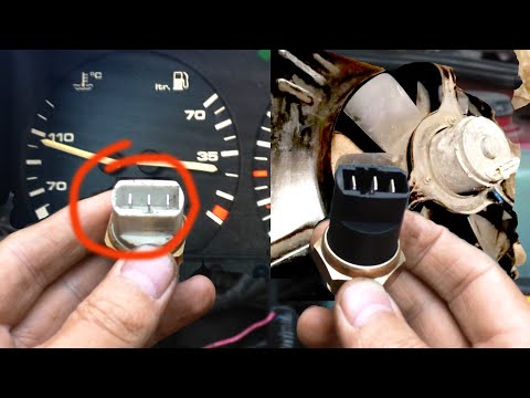 Engine overheating? High temperature? Replacing the fan switch sensor Passat B3