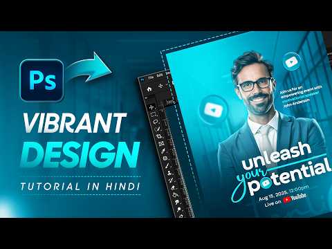 Create Stunning Modern Design in Photoshop | Tutorial in Hindi