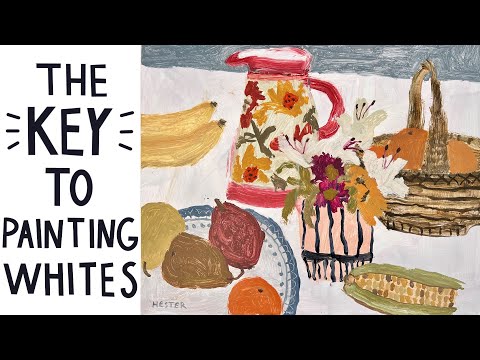 How To Paint Beautiful Whites