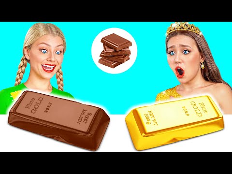 Real Food vs Chocolate Food Challenge | Edible Battle by Friendly DO
