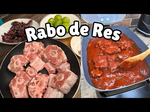 Guiso de Rabo De Res! (Beef Oxtail) Cocinando Contigo Y Mas