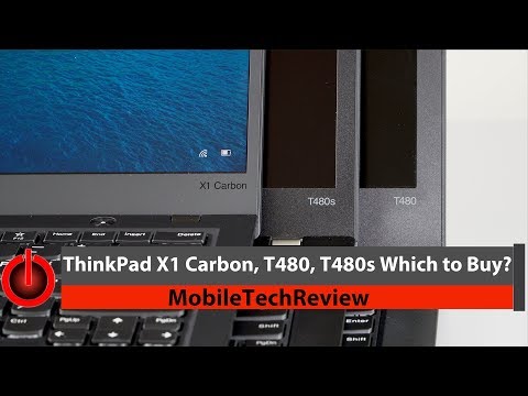 Lenovo ThinkPad X1 Carbon, T480 and T480s: Which to Buy?