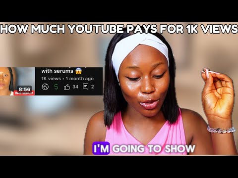 How much YOUTUBE pays  for 1K views in 2025 (Honest pay)