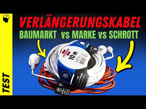Verlängerungskabel zersägt und getestet | Billig oder besser?