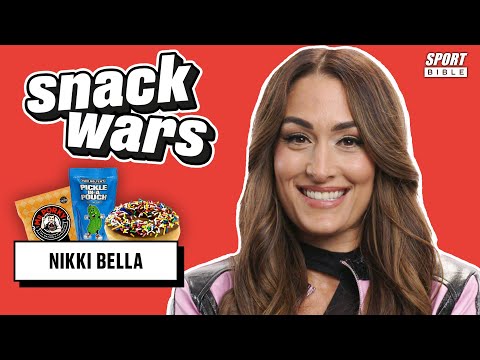 WWE Superstar Nikki Bella Rates British & American Food | Snack Wars