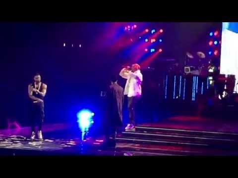 Usher Brings Out Chris Brown and August Alsina in L.A.