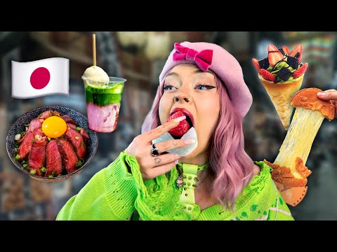 German Girl tries the best food spots in JAPAN