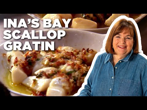 Ina Garten's Bay Scallop Gratin | Barefoot Contessa | Food Network