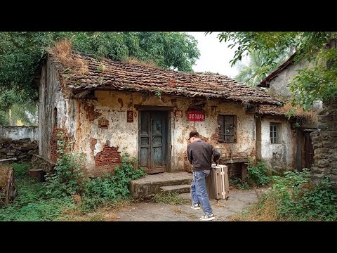 Son renovates impoverished mother's squalid house after father's death