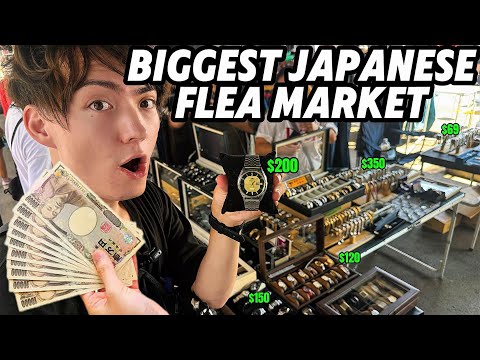 Watch Hunting at Japan’s BIGGEST Flea Market | Cheapest deals on Seiko, Casio, Citizen and MORE!