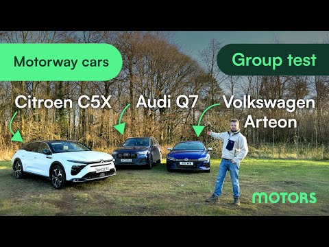 2024 Motorway Cars Group Test: Audi Q7, Citroen C5X and Volkswagen Arteon.