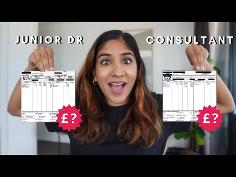 JUNIOR DOCTOR VS CONSULTANT SURGEON PAY SLIPS in the NHS 💸  | How much money do NHS doctors make?