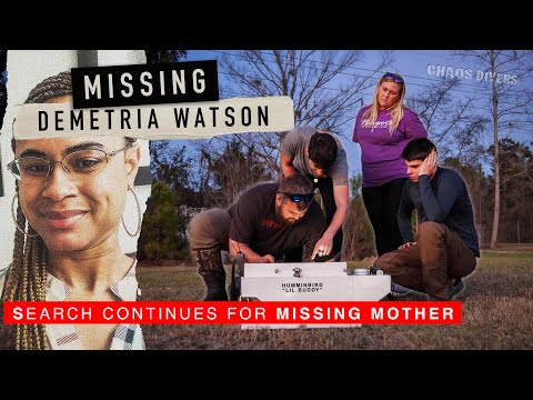 Search and Recovery RC Sonar Boat Searches For Missing Woman (Demetria Watson)