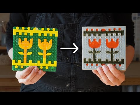 How I made clay tiles with LEGO