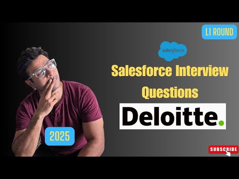 Deloitte Interview Questions for Salesforce developer Role || 3 YOE || salesforce interview prep