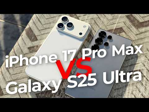 iPhone 17 Pro Max VS Galaxy S25 Ultra: os MELHORES, mas SÓ UM vale a pena