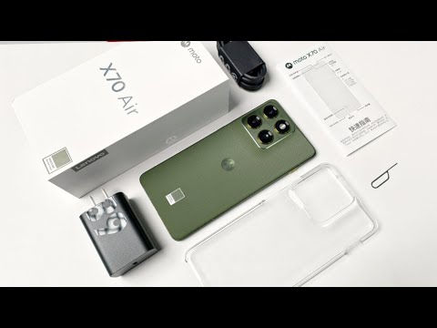 Moto X70 Air （Moto Edge 70） Unboxing and Camera Test! - ASMR
