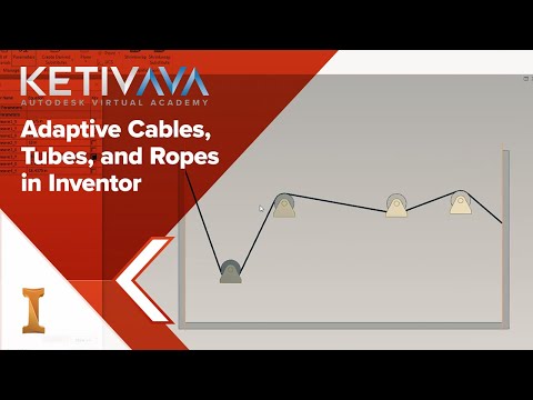 Adaptive Cables, Tubes, and Ropes in Inventor | Autodesk Virtual Academy