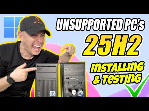 How to Install and Test Windows 11 25H2 (Beta) on Unsupported PCs | Real Test: Core 2 Duo vs 7th Gen