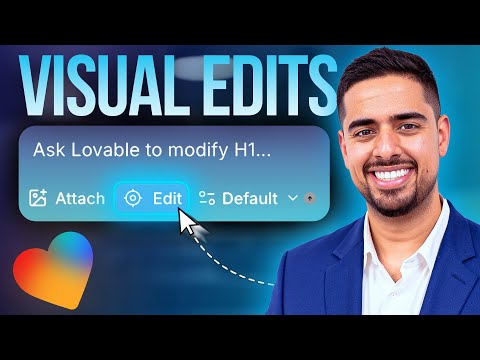 How to Use Lovable’s NEW Visual Edit to Improve Your Designs Instantly