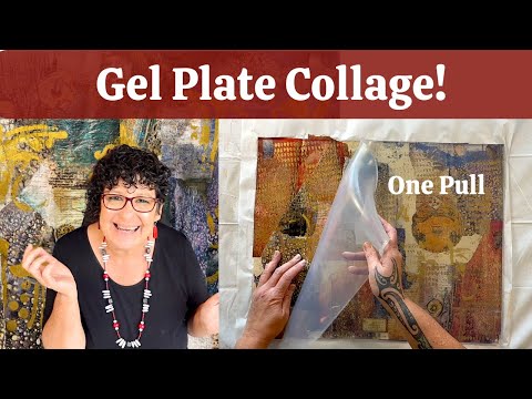 Collaging Directly on the Gel Plate? You’ve Got to Try This!