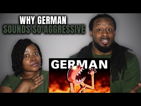 🇩🇪 American Couple Reacts to Why German Sounds So Aggressive