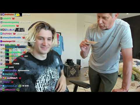 xQc's Dad shows up and starts debating politics
