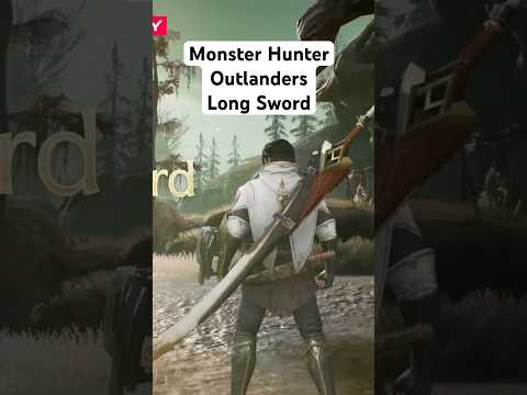 What Does Longsword Gameplay Look Like in Monster Hunter Outlanders? #monsterhunter #gaming #shorts