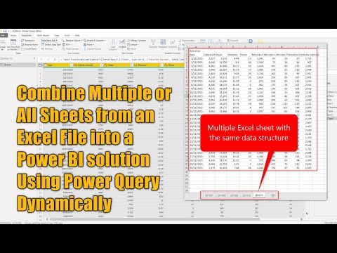Combine Multiple or All Sheets from an Excel File into a Power BI solution Using Power Query Dynamic