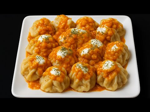 Afghan Dumplings 🥟 easy and delicious recipe # dumplings recipe # mouth watering dumpling recipe 