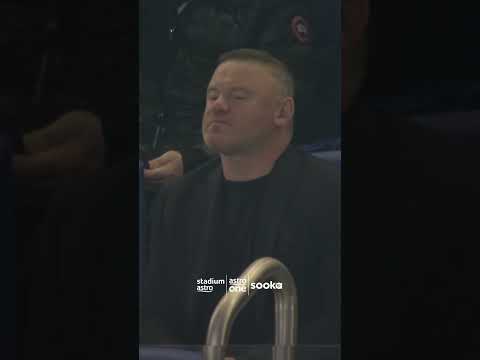 Wayne Rooney in attendance at the Hill Dickinson Stadium!