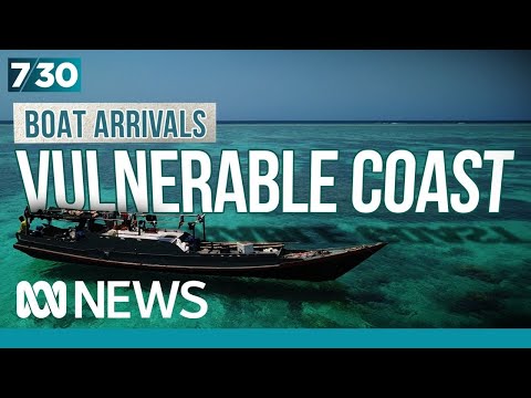 How was a group of Chinese boat arrivals reportedly able to walk ashore undetected? | 7.30