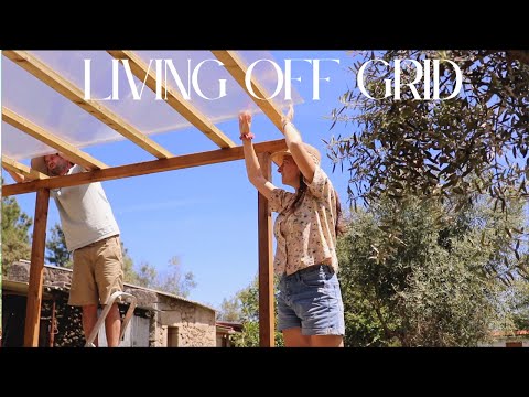 Power Cuts, Finishing the Veranda & Planting Veggies on our Homestead