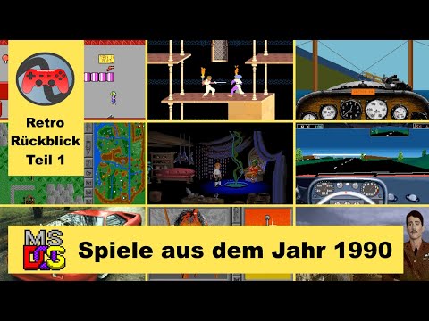MS-DOS Spiele aus dem Jahr 1990 - Teil 1