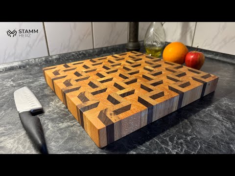 I Built a 3D Optical Illusion Cutting Board – Here’s How!