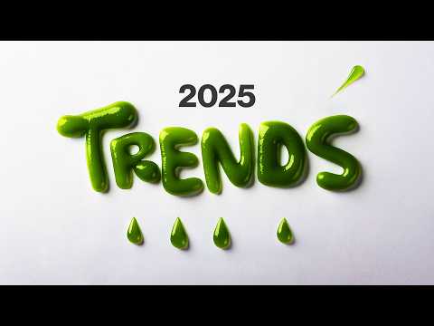 5 HUGE Graphic Design Trends 2025 🎉