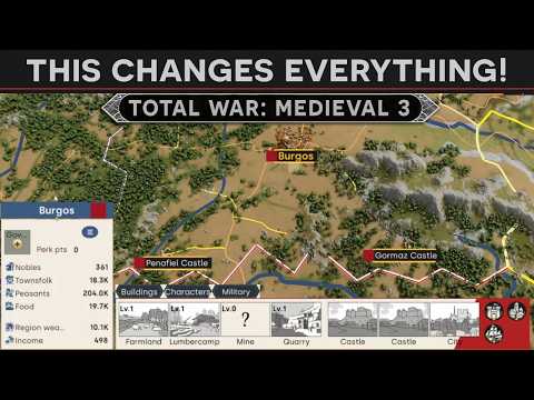 Total War: Medieval 3 - THIS CHANGES EVERYTHING (No building slots, hand place castles, pop estates)