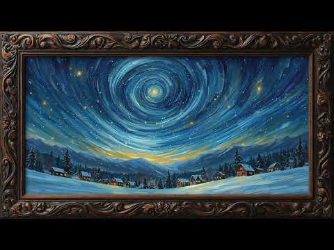 Starry Christmas Night – Van Gogh Frame TV Art (4K AI Painting Loop)