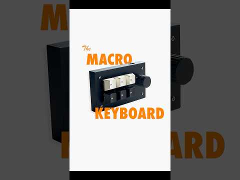 3D printed macro keyboard case #3dprinting #keebs