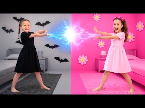 Pink vs Black – Fun with Maya and Mary!
